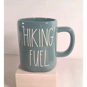 Rae Dunn Hiking Fuel Mug Green Speckled Magenta Artisan Collection